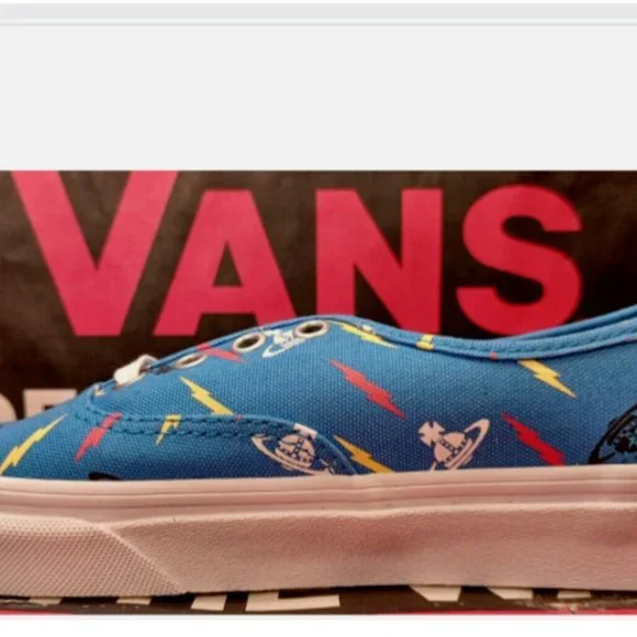 Vans Authentic Vivienne Westwood Thunderbolt Blue Men's 4/Women's 5.5 - Picture 8 of 11